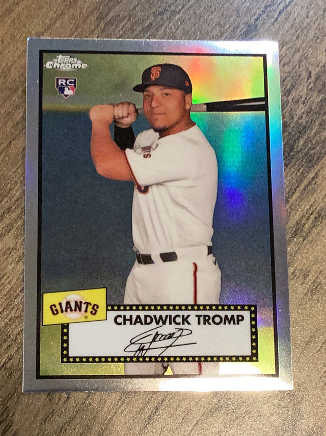 Chadwick Tromp San Francisco Giants MLB 2021 Topps Chrome Platinum Anniversary: Refractor 94 