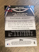 Kris Medlen Atlanta Braves MLB 2013 Bowman Platinum 52 Bowman