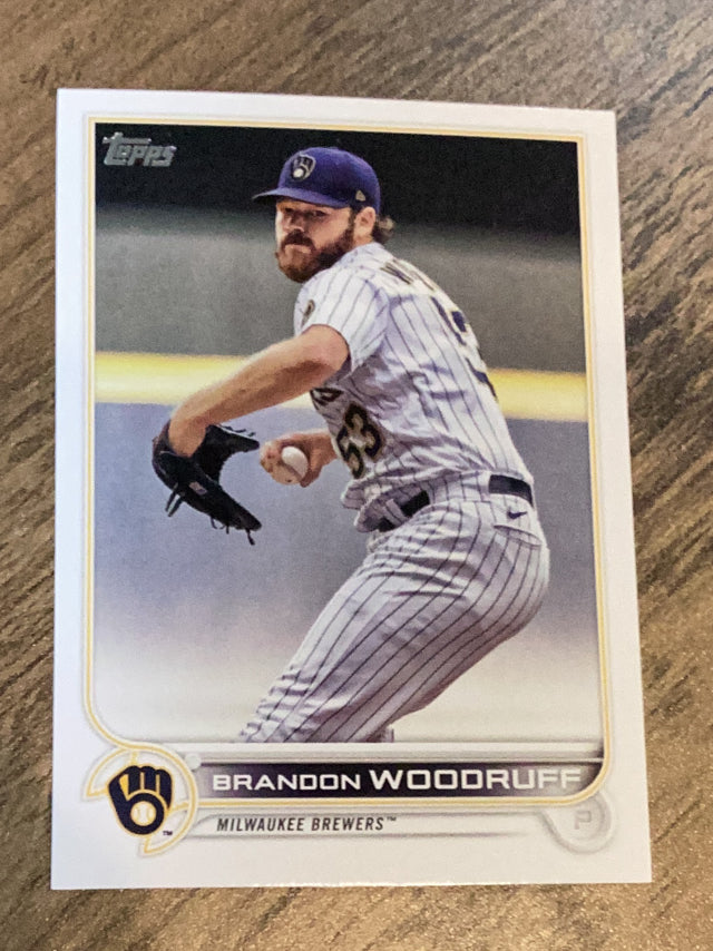 Brandon Woodruff Milwaukee Brewers MLB 2022 Topps 336 