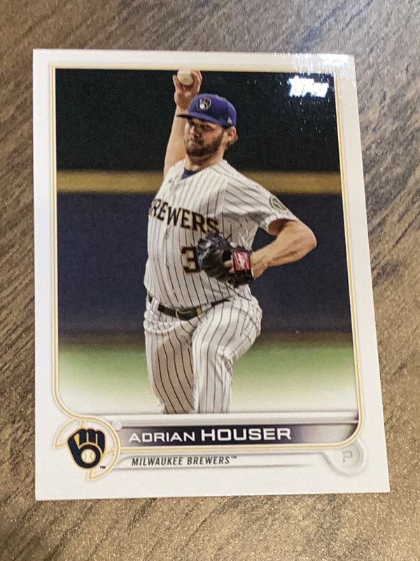 Adrian Houser Milwaukee Brewers MLB 2022 Topps 486 