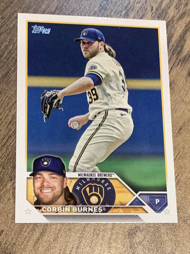 Corbin Burnes Milwaukee Brewers MLB 2023 Topps 225 