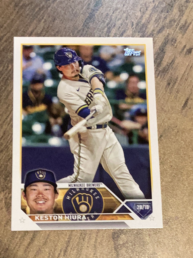 Keston Hiura Milwaukee Brewers MLB 2023 Topps 104 