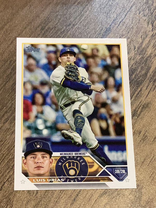 Luis Urias Milwaukee Brewers MLB 2023 Topps 322 