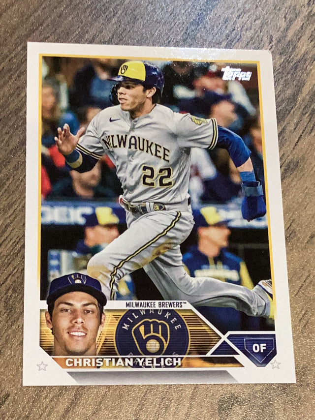 Christian Yelich Milwaukee Brewers MLB 2023 Topps 192 