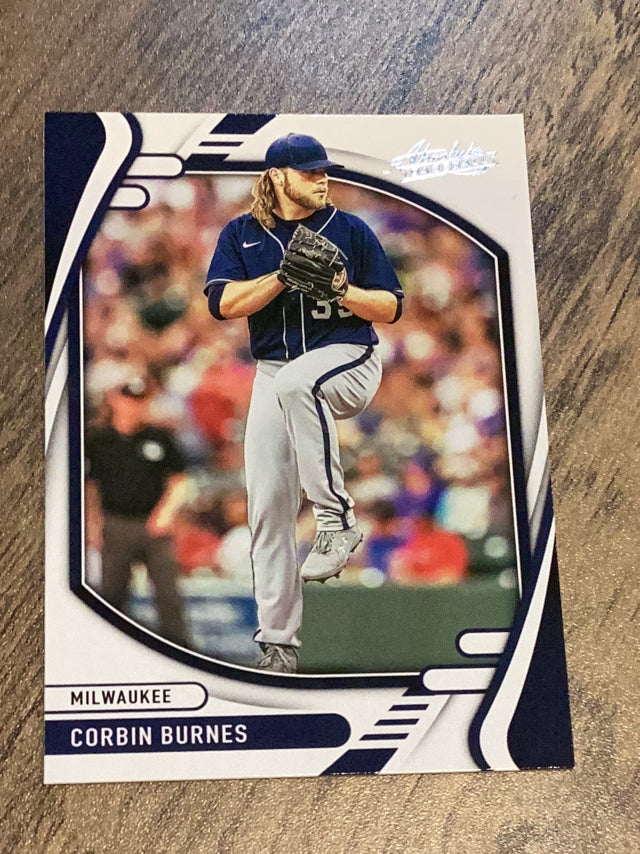 Corbin Burnes Milwaukee Brewers MLB 2022 Panini Absolute 38 