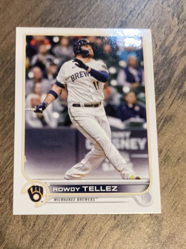 Rowdy Tellez Milwaukee Brewers MLB 2022 Topps Update US114 