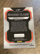 Jarren Duran Boston Red Sox MLB 2022 Panini Prizm: Rookie Class RC-5 Panini