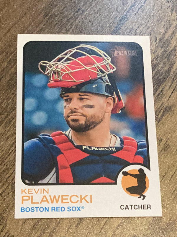 Kevin Plawecki Boston Red Sox MLB 2022 Topps Heritage 506 