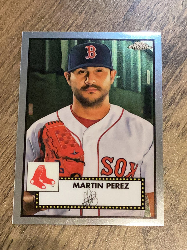 Martin Perez Boston Red Sox MLB 2021 Topps Chrome Platinum Anniversary 378 