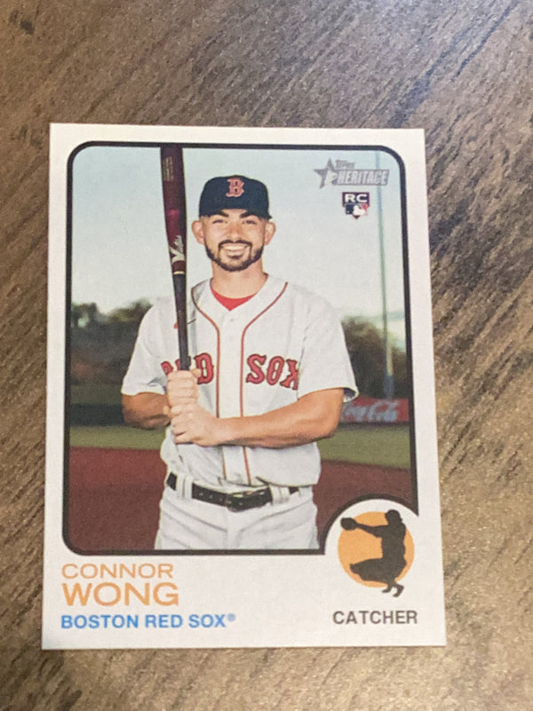 Connor Wong Boston Red Sox MLB 2022 Topps Heritage 249 RC