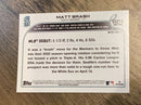 Matt Brash Seattle Mariners MLB 2022 Topps Update US274 RD Topps