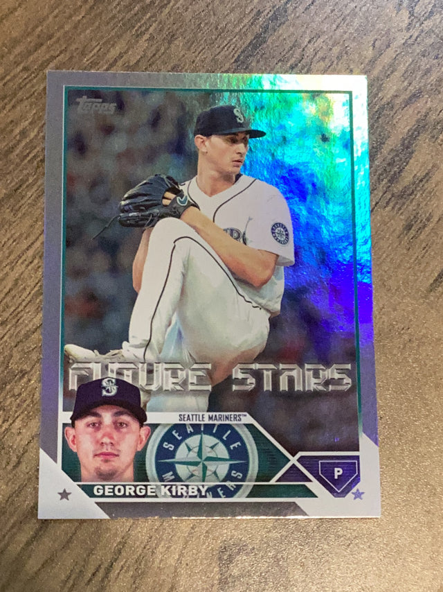 George Kirby Seattle Mariners MLB 2023 Topps: Rainbow Foil 195 FS