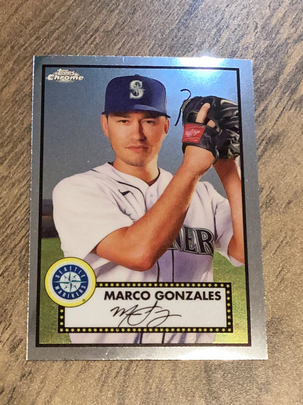 Marco Gonzales Seattle Mariners MLB 2021 Topps Chrome Platinum Anniversary 310 