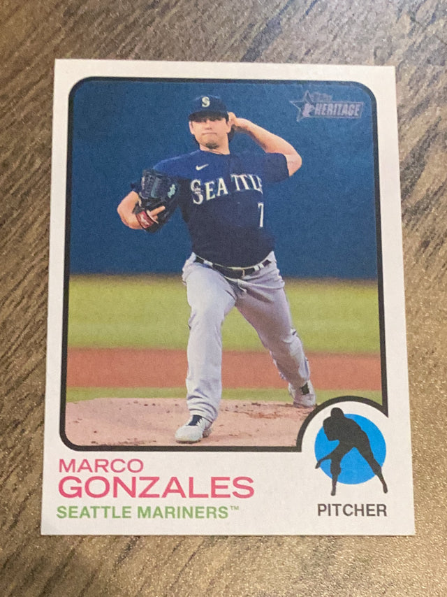 Marco Gonzales Seattle Mariners MLB 2022 Topps Heritage 578 