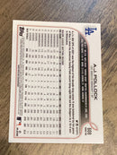 A.J. Pollock Los Angeles Dodgers MLB 2022 Topps 608 Topps