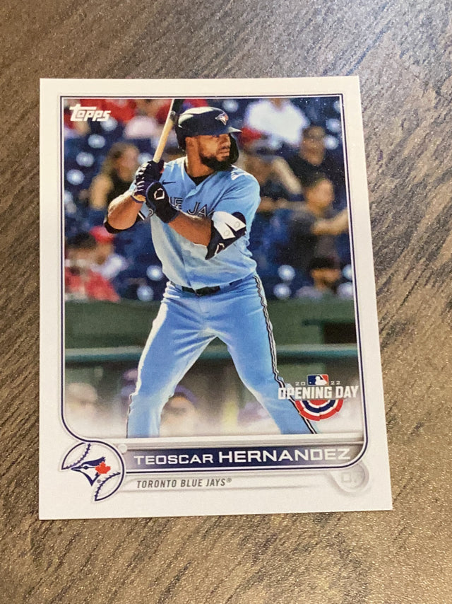 Teoscar Hernandez Toronto Blue Jays MLB 2022 Topps Opening Day 109 