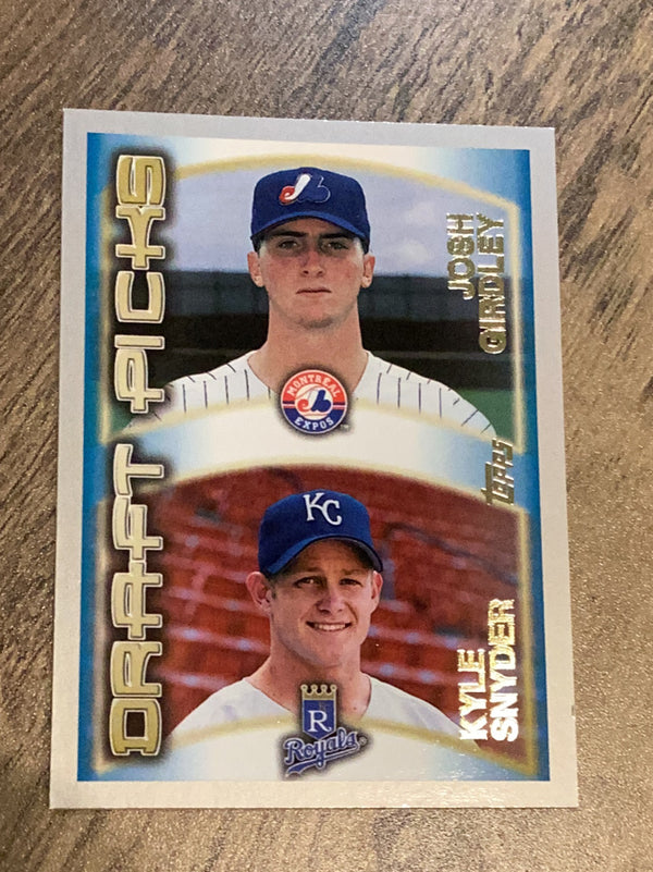 Josh Girdley / Kyle Snyder  MLB 2000 Topps 211 DPK, RC