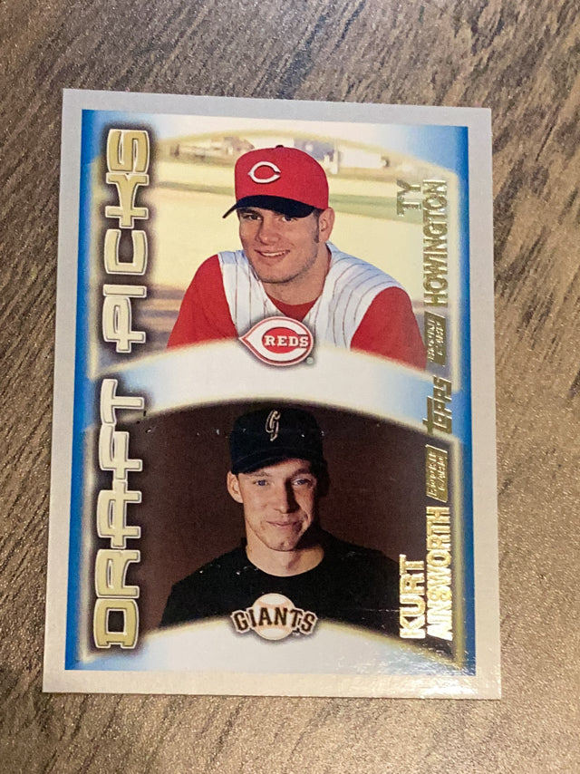 Ty Howington / Kurt Ainsworth  MLB 2000 Topps 452 DPK, RC