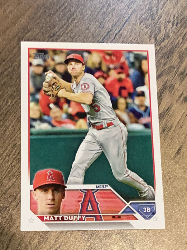 Matt Duffy Los Angeles Angels MLB 2023 Topps 274 