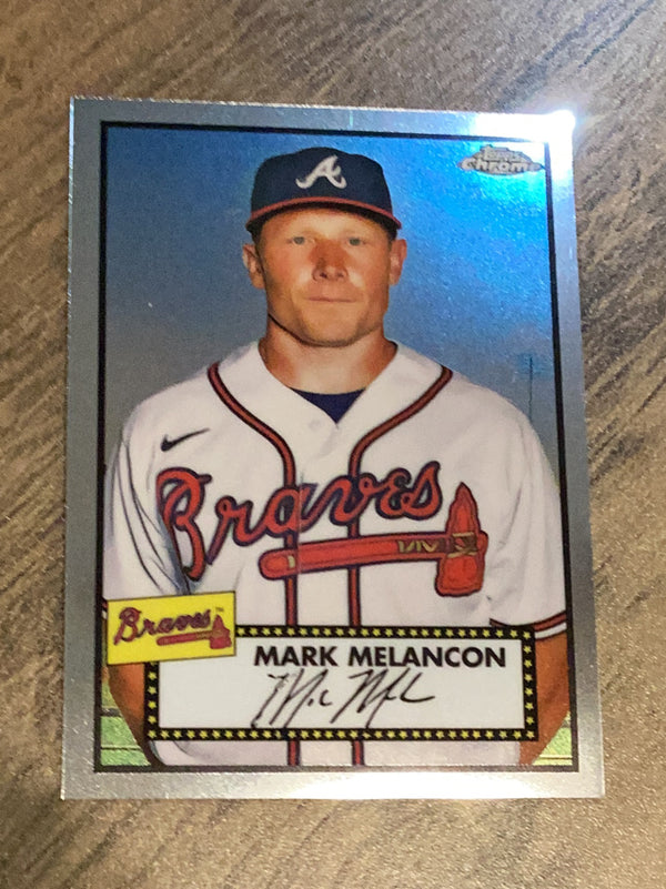 Mark Melancon Atlanta Braves MLB 2021 Topps Chrome Platinum Anniversary 374 