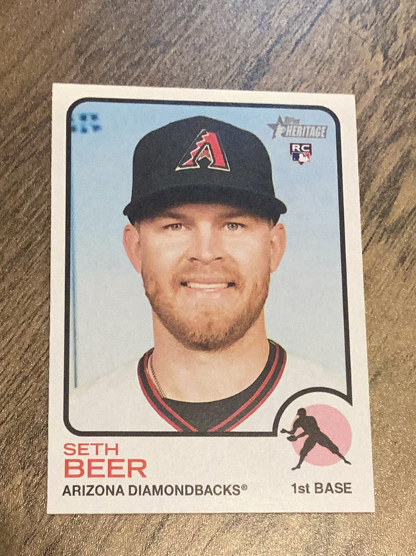 Seth Beer Arizona Diamondbacks MLB 2022 Topps Heritage 77 RC