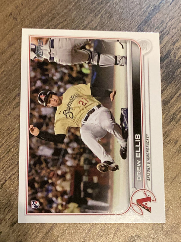 Drew Ellis Arizona Diamondbacks MLB 2022 Topps 298 RC