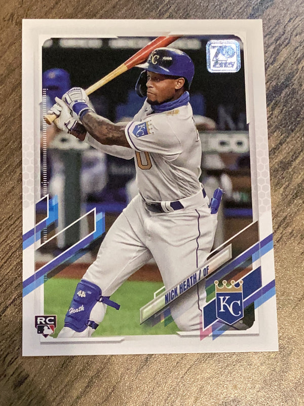 Nick Heath Kansas City Royals MLB 2021 Topps 122 RC