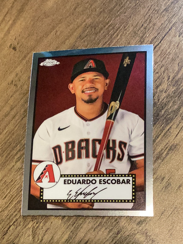 Eduardo Escobar Arizona Diamondbacks MLB 2021 Topps Chrome Platinum Anniversary 229 