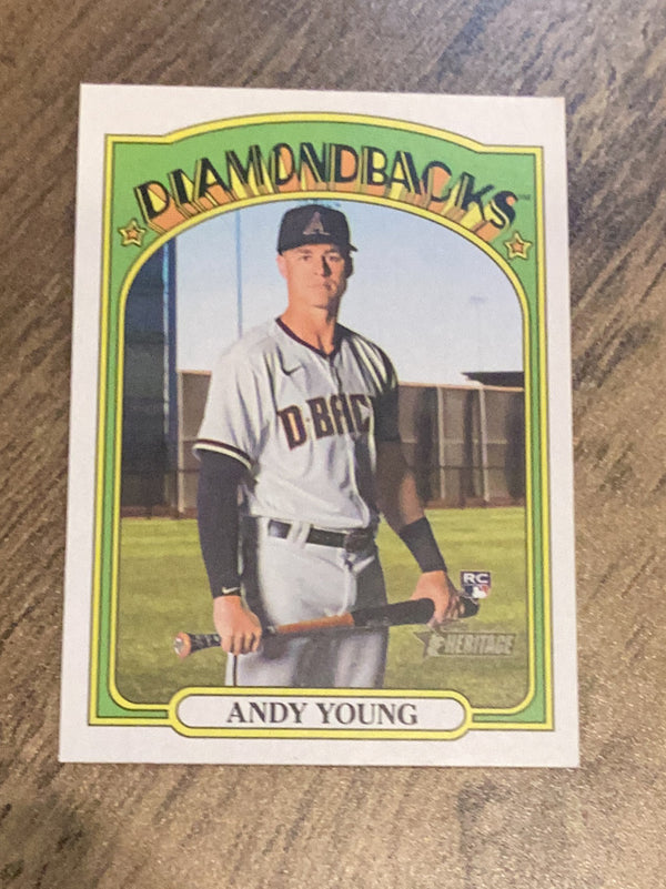 Andy Young Arizona Diamondbacks MLB 2021 Topps Heritage 590 RC
