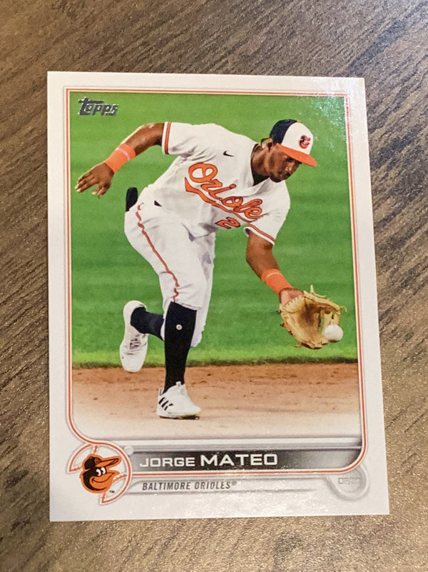 Jorge Mateo&nbsp; Baltimore Orioles MLB 2022 Topps - Gold Foil 89 