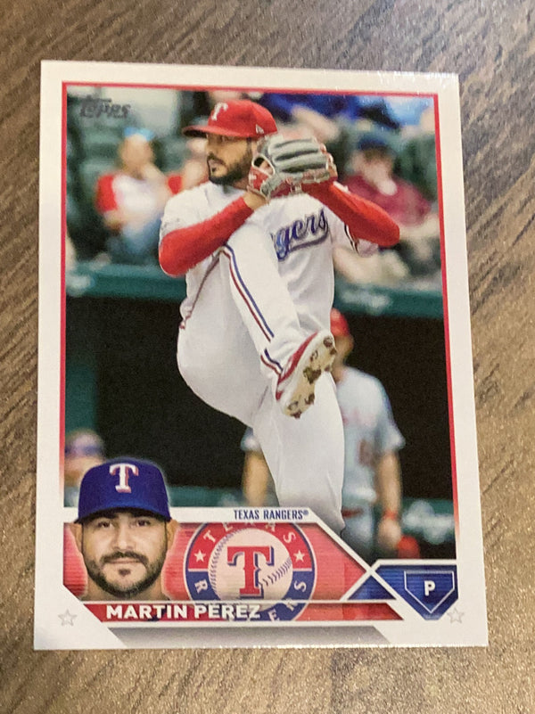 Martin Perez Texas Rangers MLB 2023 Topps 261 