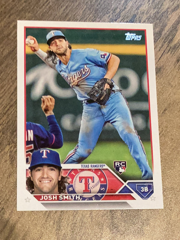 Josh Smith Texas Rangers MLB 2023 Topps 37 RC