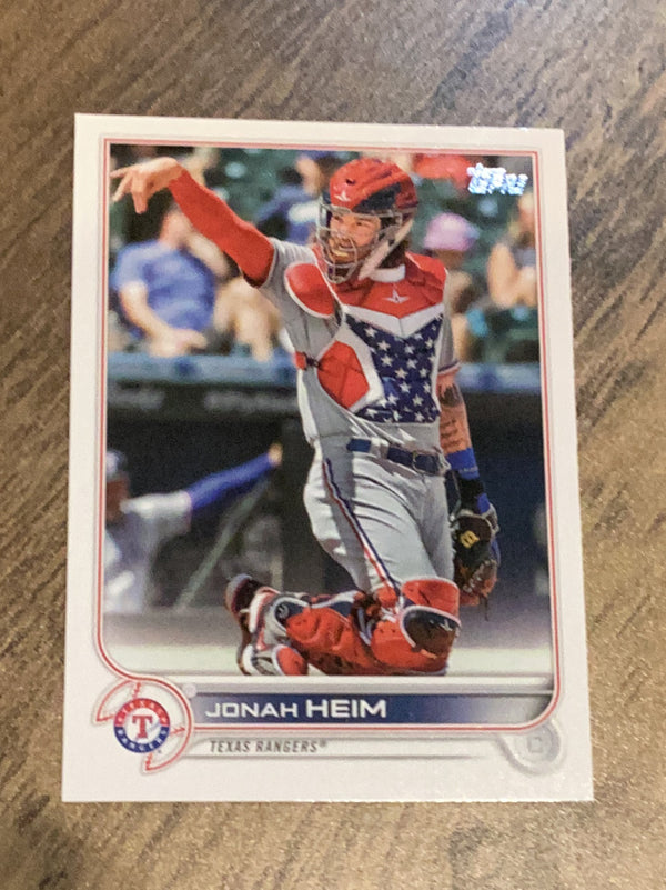 Jonah Heim Texas Rangers MLB 2022 Topps 230 