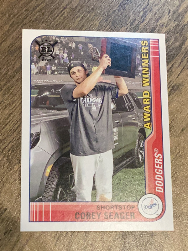 Corey Seager Los Angeles Dodgers MLB 2021 Topps Big League 281 SN75