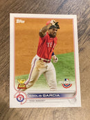 Adolis Garcia Texas Rangers MLB 2022 Topps Opening Day 135 ASR