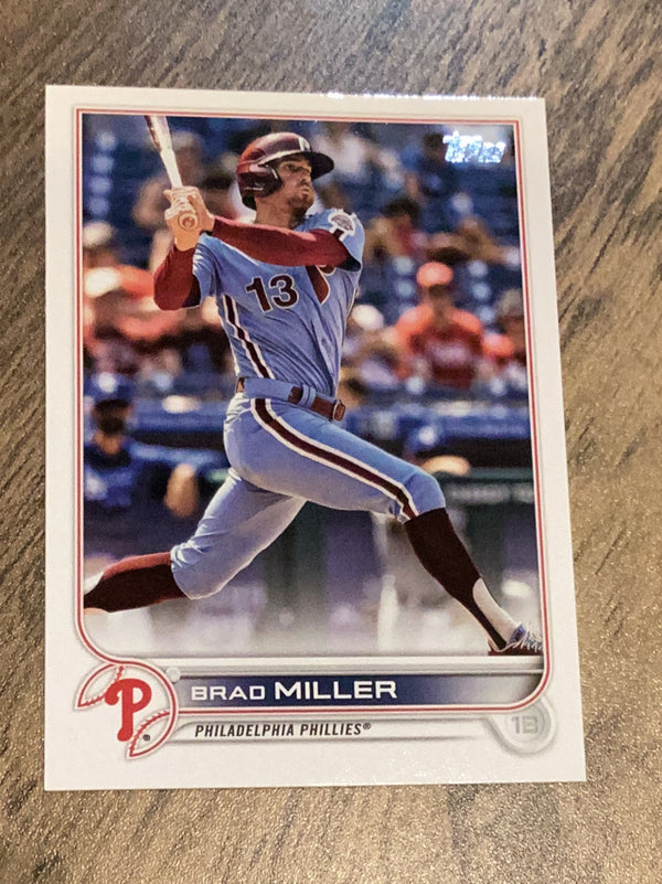 Brad Miller Philadelphia Phillies MLB 2022 Topps 384 