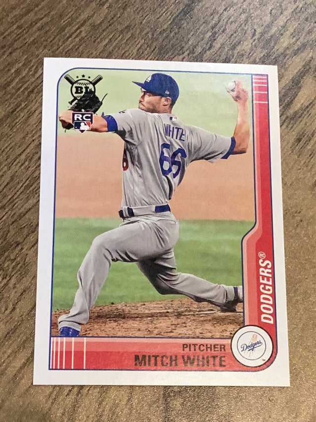 Mitch White Los Angeles Dodgers MLB 2021 Topps Big League 43 RC