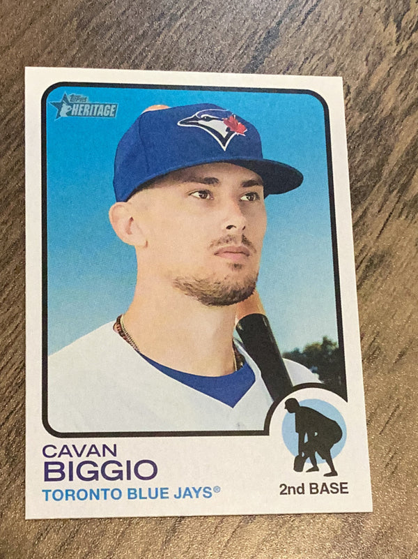 Cavan Biggio Toronto Blue Jays MLB 2022 Topps Heritage 338 