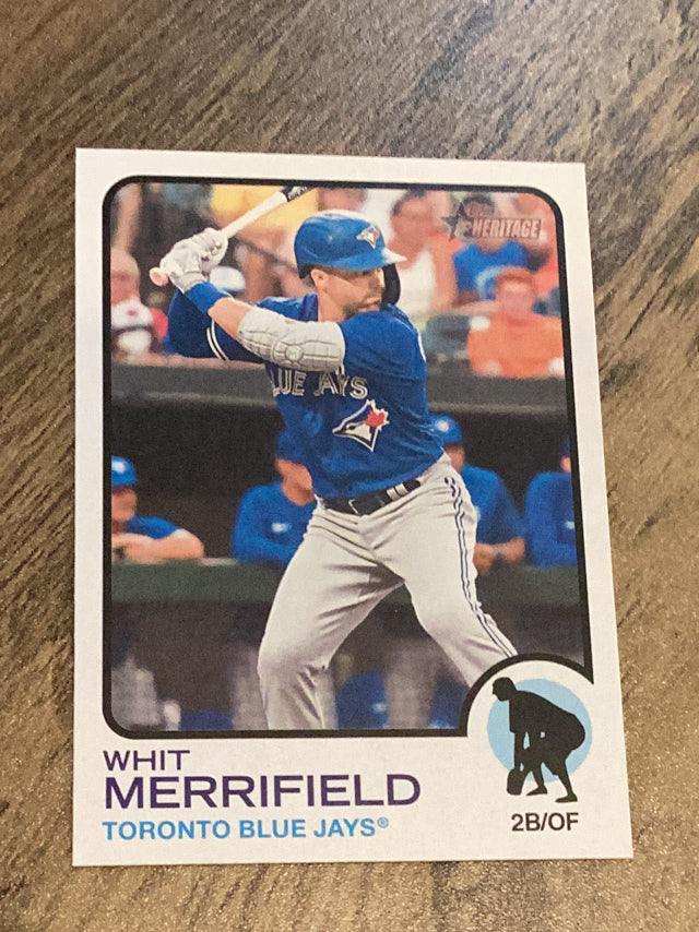 Whit Merrifield Toronto Blue Jays MLB 2022 Topps Heritage 575 