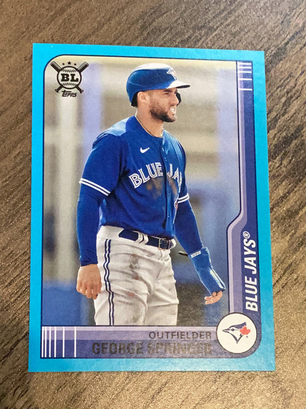 George Springer Toronto Blue Jays MLB 2021 Topps Big League 178 SN75