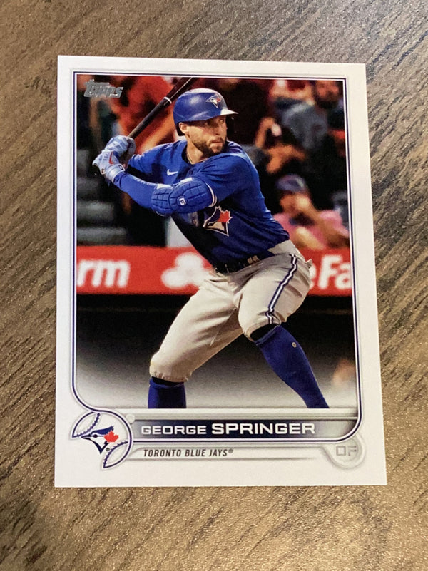 George Springer Toronto Blue Jays MLB 2022 Topps 361 BASE: Batting