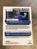 Bo Bichette Toronto Blue Jays MLB 2022 Donruss Optic: Lime Green Prizm 154 Donruss