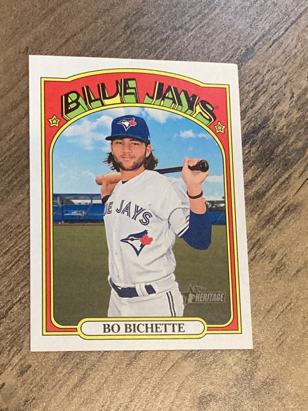 Bo Bichette Toronto Blue Jays MLB 2021 Topps Heritage 293 