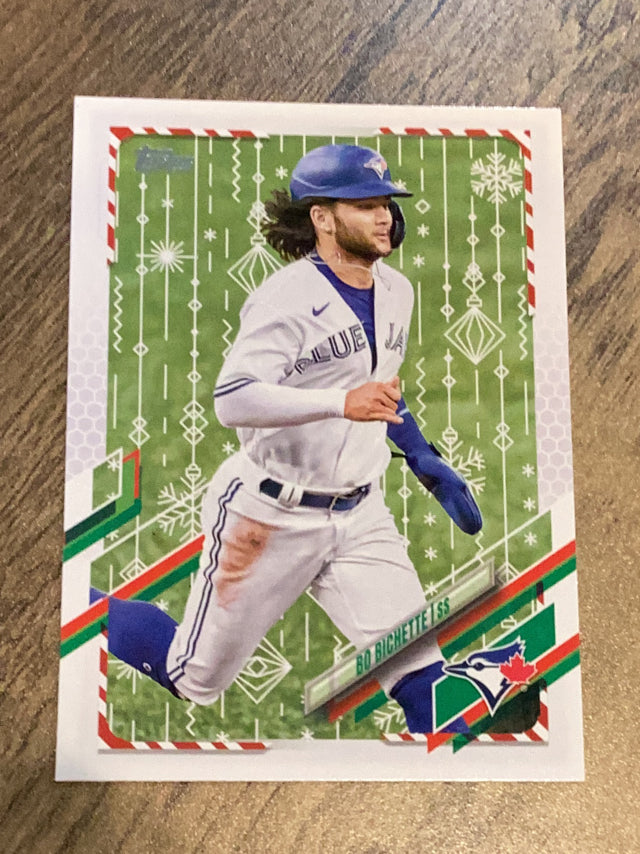 Bo Bichette Toronto Blue Jays MLB 2021 Topps Holiday HW6 