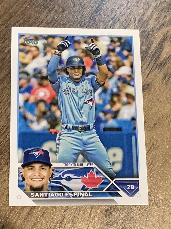 Santiago Espinal Toronto Blue Jays MLB 2023 Topps 324 