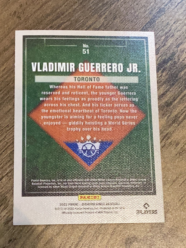 Vladimir Guerrero Jr. Toronto Blue Jays MLB 2022 Panini Diamond Kings 51 Panini