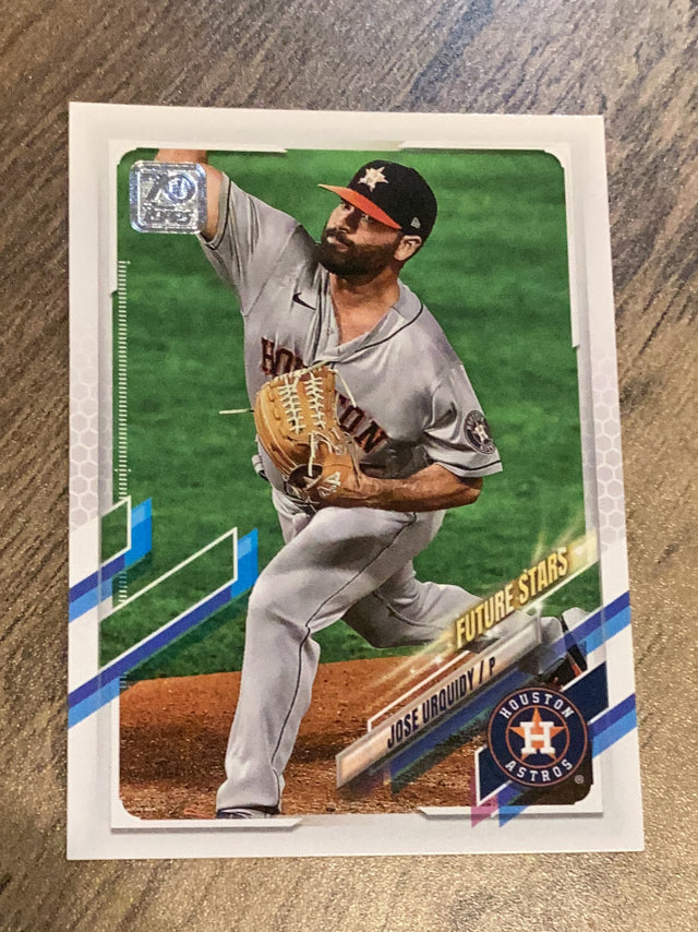 Jose Urquidy Houston Astros MLB 2021 Topps 240a FS