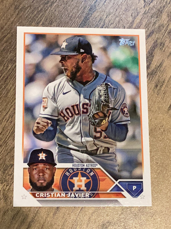 Cristian Javier Houston Astros MLB 2023 Topps 55 