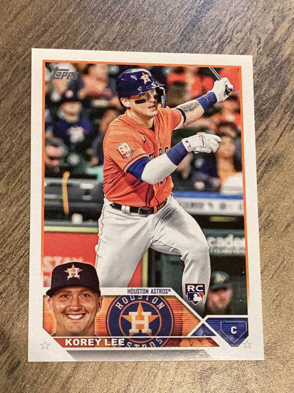 Korey Lee Houston Astros MLB 2023 Topps: Rainbow Foil 90 