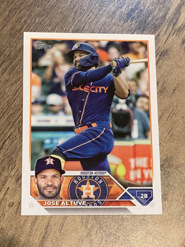 Jose Altuve Houston Astros MLB 2023 Topps 222 